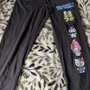 sanrio dark grey sweatpants